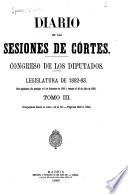 Diario de las Sesiones de Cortes, Congreso de los Diputados