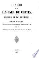 Diario de las Sesiones de Cortes, Congreso de los Diputados
