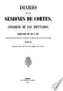 Diario de las Sesiones de Cortes, Congreso de los Diputados