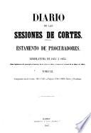 Diario de las sesiones de Cortes