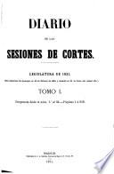 Diario de las sesiones de Cortes