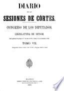 Diario de las sesiones de Cortes