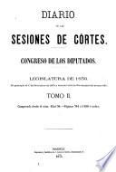 Diario de las sesiones de Cortes