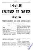 Diario de las sesiones de Cortes
