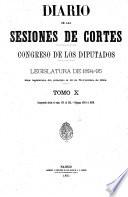 Diario de las sesiones de Cortes