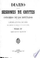 Diario de las sesiones de Cortes