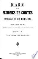 Diario de las sesiones de Cortes