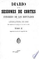 Diario de las sesiones de Cortes