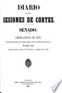 Diario de las sesiones de Cortes