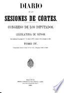 Diario de las sesiones de Cortes
