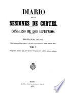 Diario de las sesiones de Cortes