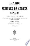 Diario de las sesiones de Cortes