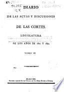 Diario de las Sesiones de Cortes