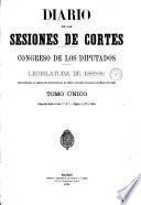 Diario de las sesiones de Cortes