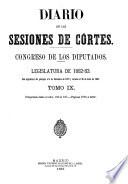 Diario de las sesiones de Cortes