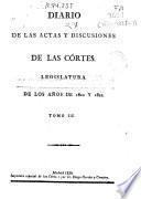 Diario de las Sesiones de Cortes