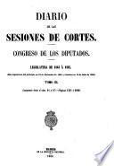 Diario de las sesiones de Cortes
