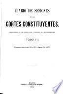 Diario de las sesiones de Cortes