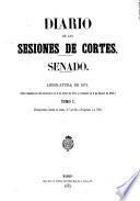 Diario de las sesiones de Cortes ...