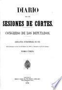 Diario de las sesiones de Cortes