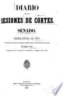 Diario de las sesiones ...