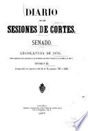 Diario de las sesiones ...