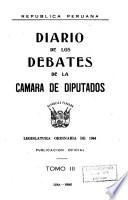 Diario de los debates de la Cámara de Diputados