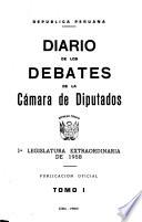 Diario de los debates de la Cámara de Diputados