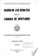 Diario de los debates de la Cámara de Diputados