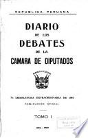 Diario de los debates de la Cámara de Diputados