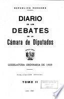 Diario de los debates de la Cámara de Diputados