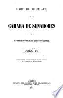 Diario de los debates de la Cámara de Senadores