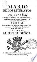 Diario de los literatos de España [ed. by F.X.M. de la Huerta y Vega, J.M. Salafranca, and L.J. Puig].