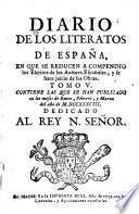 Diario de los literatos de España