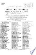 Diario de sesiones de la Cámara de Diputados