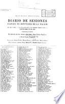 Diario de sesiones de la Cámara de Diputados