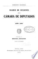 Diario de sesiones de la Cámara de Diputados