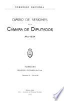 Diario de sesiones de la Cámara de Diputados