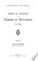 Diario de sesiones de la Cámara de Diputados
