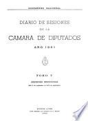 Diario de sesiones de la Cámara de Diputados