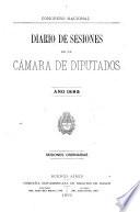 Diario de sesiones de la Cámara de Diputados