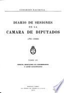 Diario de sesiones de la Cámara de Diputados