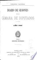 Diario de sesiones de la Cámara de Diputados