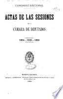 Diario de sesiones de la Cámara de Diputados