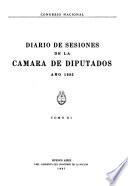 Diario de sesiones de la Cámara de diputados