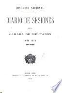 Diario de sesiones de la Cámara de Diputados
