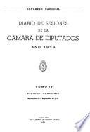 Diario de sesiones de la Cámara de Diputados