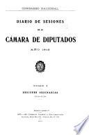 Diario de sesiones de la Cámara de Diputados