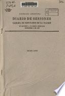 Diario de sesiones de la Cámara de diputados