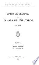 Diario de sesiones de la Cámara de Diputados